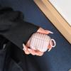 Minimal Small Fresh Pink Vertical Stripes for AirPods 1 /pro1 Earphone Protective Case Cover Second and Third Generation Girls