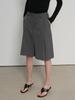 GENERALIDEA Pleated Bermuda Slacks [Grey] / Gf1Lpt506