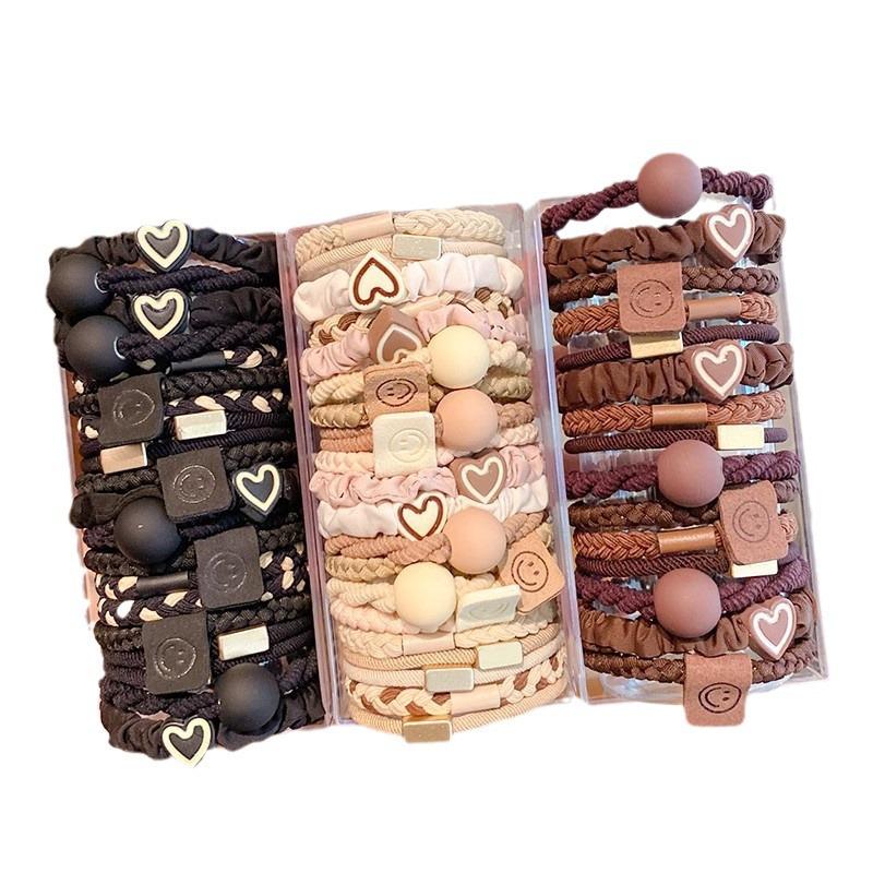 2025 Hohe Elastizität Promi-Stil Hoher Pferdeschwanz Haargummi & Stirnband