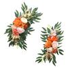 2x Artificial Wedding Arch Flowers Artificial Flowers Swag Set Wedding Welcome