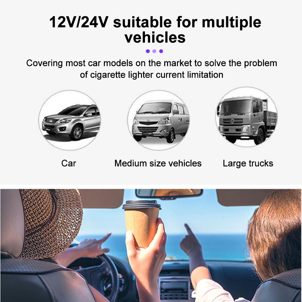 12V 24V Car Immersion Heater Portable High Quality Warmer 120W Electric Fashion Durable Auto Electric Tea Coffee Water Heater