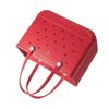 EVA Beach Bag Stylish Swimming Handbag Large Beach Bag with Holes for Shopping Swimming Picnic