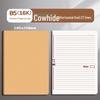 Exquisite Retro Cowhide Softcover Notebook for Students