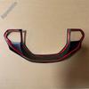 Panneau de Cadre de Volant de Voiture Couvercle de Garniture de Décoration Pour Peugeot 208 2008 3008 5008 ABS Style Fibre de Carbone Accessoires Intérieurs