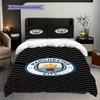 Manchester City Heritage Emblem Bedding (1 * Duvet Cover + 2 * Pillowcase, Without Core) 2DFlat Christmas Birthday Gift Bedding Set
