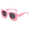 Retro Square Frame Sunglasses for Boys Girls Kids Bubble Square Glasses Candy Color Goggle Sun Glasses Children Eyewear