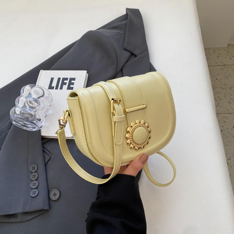 High-End Texture Crossbody Bag Design Sense Solid  New Women's Popular Explosive Single Shoulder Bag Mini Small Square Pack