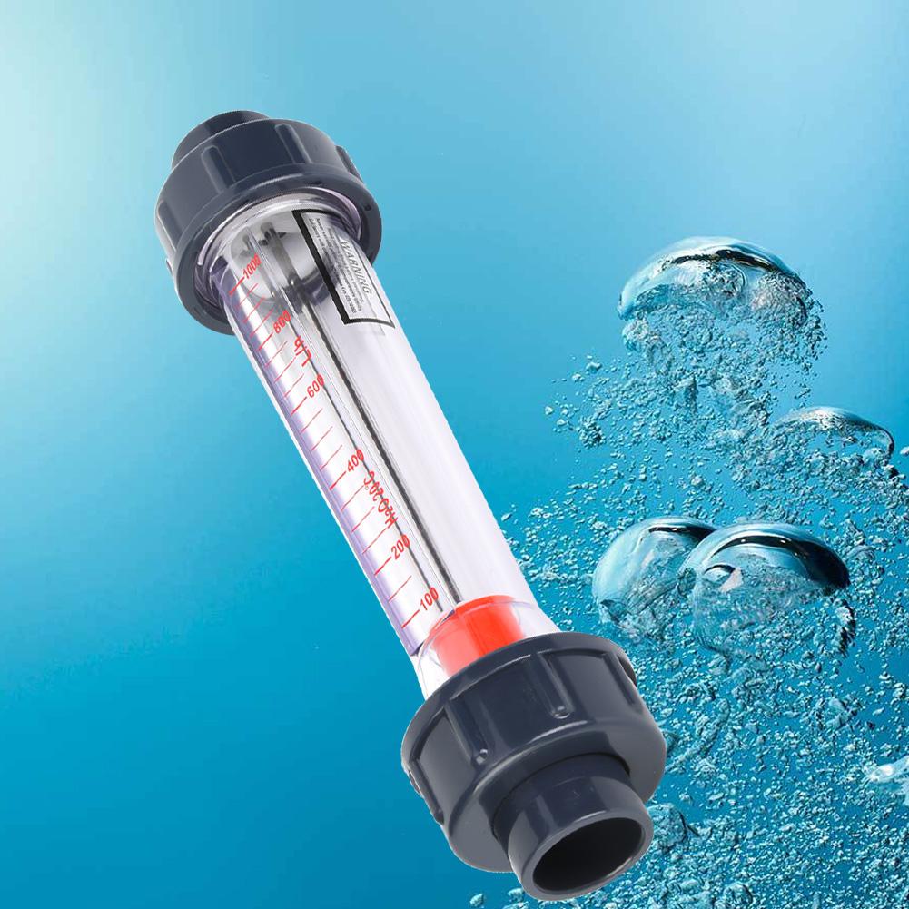 LZS 20(D) Plastic Tube Type Liquid Flowmeter High Accuracy Water Flowmeter 100 1000L H