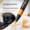 80-Color Glitter Marker Pen Set with Soft Tips for Students & Art Projects, Ideal for Dreamy Doodling & Creative Journaling