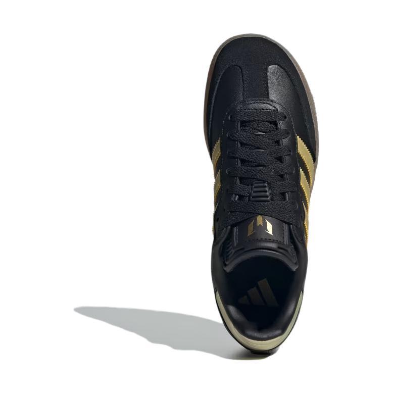 adidas Samba J 'Triunfo Dorado' (Unisex) Black / Gold Metallic / Gum Kids' Soccer Shoes JH5641