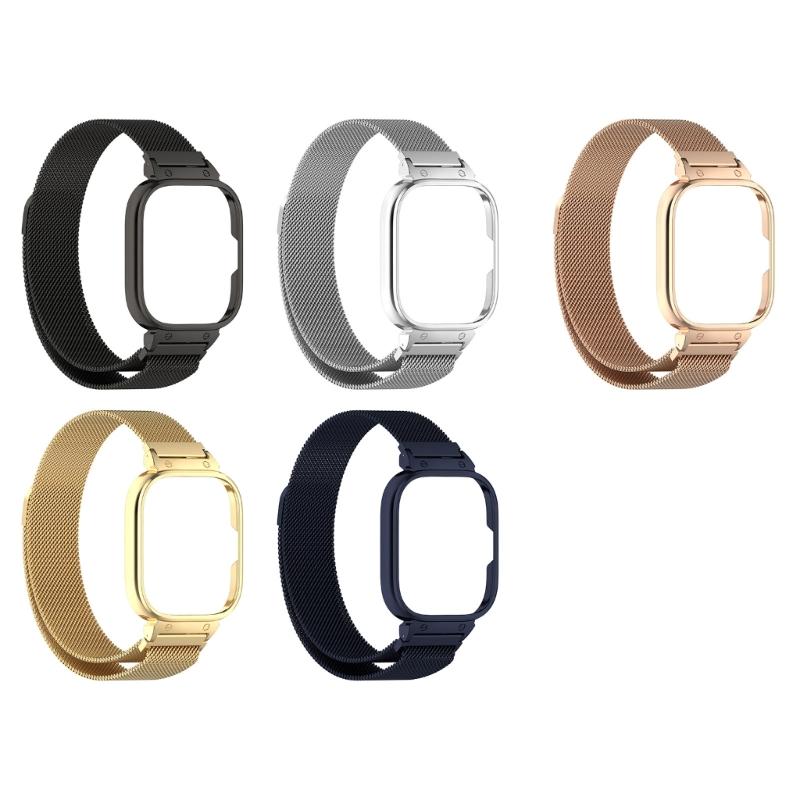 Upgradess Metal Replacement Band Elegant Smartwatch  Watch Band Elegant Metal Strap Watch Accessories for  Watch 5