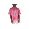 We11done Ss24 Rabbit Print Crew Neck Vintage Washed Drop Shoulder Short Sleeve T-Shirt Unisex T-Shirts Pink WD-TT0-24-729-U-PK