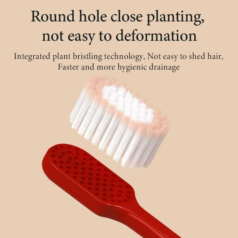 7PCS Multi-Color Soft Bristle Toothbrush Detachable Couple Manual Toothbrush For Home Use Tooth Care