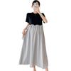 2026 Summer Maternity Patchwork Short-Sleeve Dress