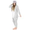 Men's Elephant Pajamas Funny Adult Kigurumi Onesie Warm XL Onesie Costume Grey Elephant - M
