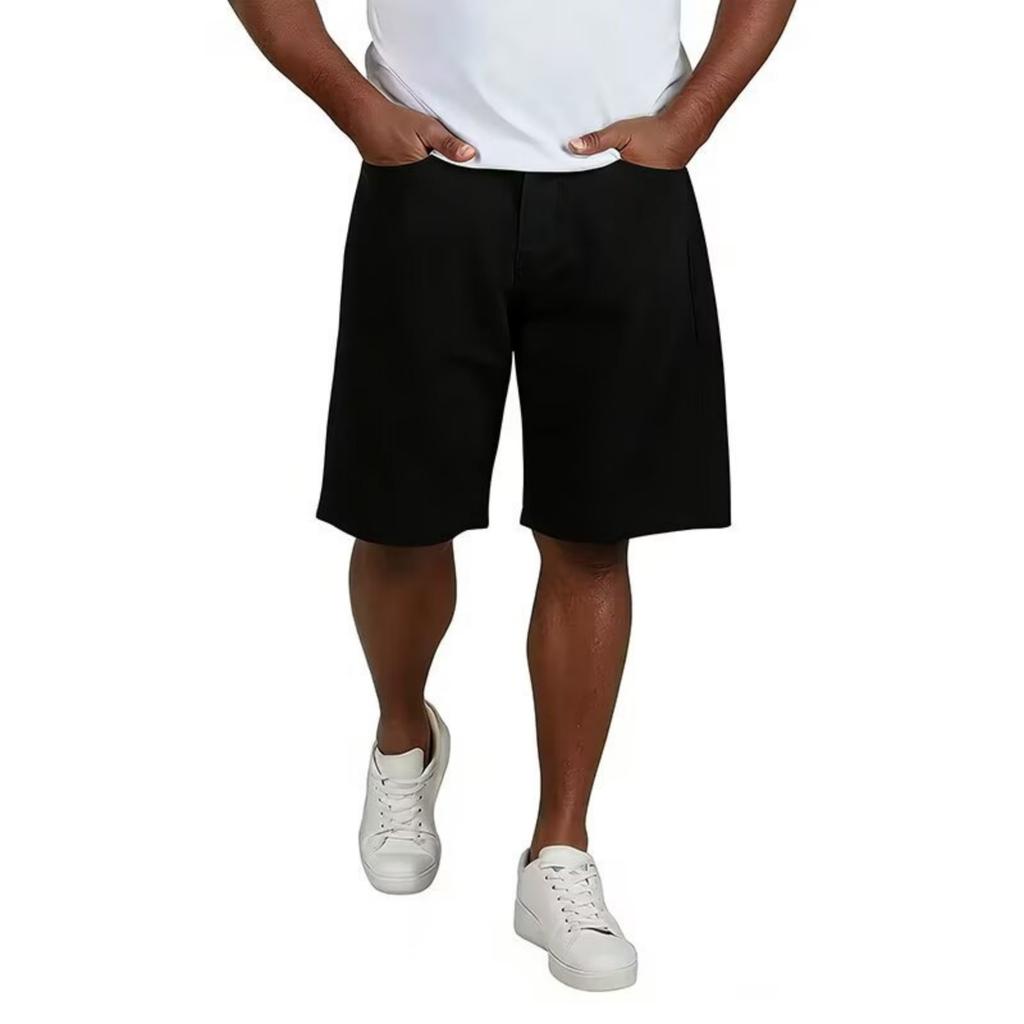 Men's Casual And Fashionable Denim Shorts - Men's Straight-leg And Relaxed Fit, Versatile And Suitable For All Occasions, American Street Shorts