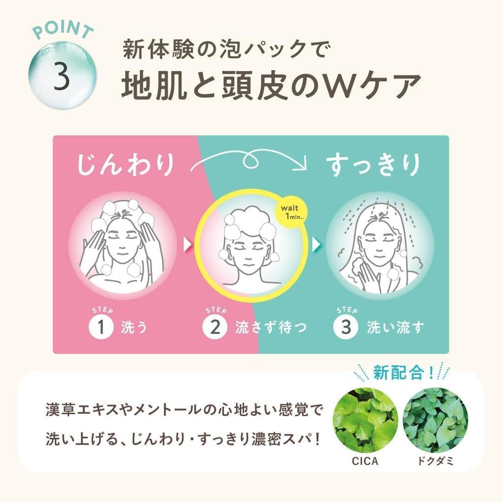 CLAYGE Courreges Shampoo and Treatment SR Clay Scalp Care 500ml (Set of 2)