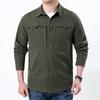 Men's Outdoor Quick Dry Tactical Shirt - Long Sleeve, Breathable, Elastic, Multi-Pocket