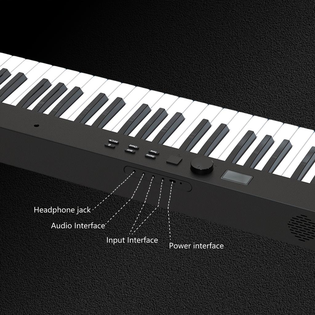 The 88-key digital piano is fully functional and suitable for beginners, home studios, travel use, and can also be used as a piano keyboard.
