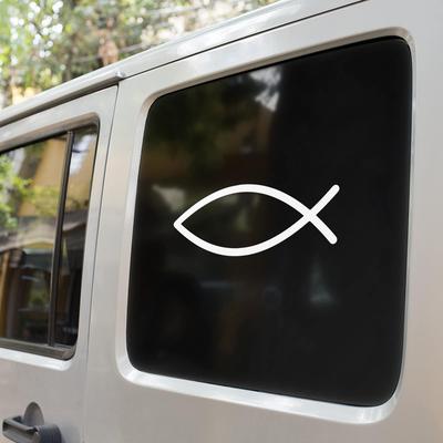 Jesus Fisch Auto Stoßstange Windschutzscheibe Aufkleber Tuning Vinyl Zubehör Konturgeschnittene Dekoration Decals