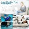 WTEMPO Fontanella Automatica per Animali Domestici Gatti 2L Filtro Distributore Ciotola Mangiatoia Erogatore Acqua Intelligente per Cani Gatti Mangiatoia per Bere Animali Domestici