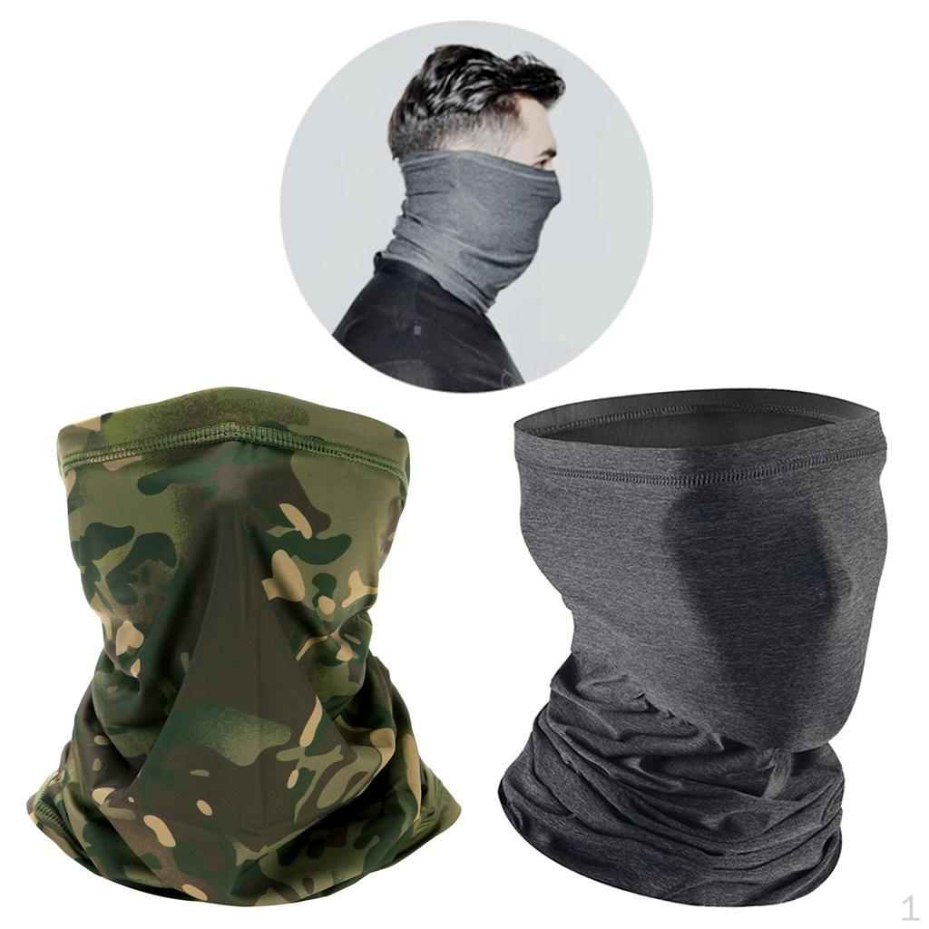 

2x Cycling Guard Balaclava Dustproof Scarf Ski Neck Warmer