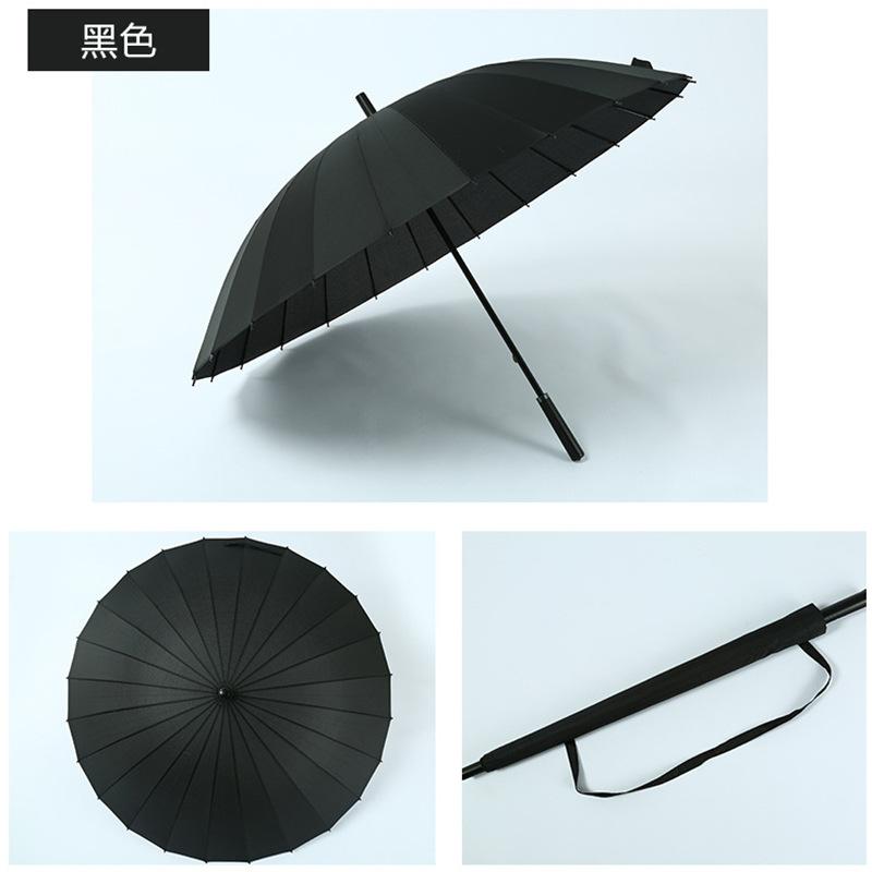 Umbrella Customized Automatic Umbrella Large Oversized Large Wholesale Straight Pole Long Handle Umbrella Weather and Rain Printed Logo