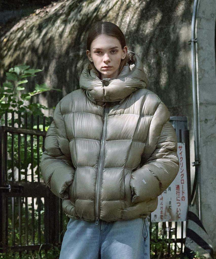 Minimalproject Silent See-Through Down Padded Jacket Mpj110 [Black]