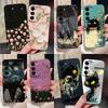 Cartoon Cat Case For Tecno Spark 40 Pro Plus 40C 4G Soft Silicone Shockproof Bumper Cover For TecnoSpark40 40Pro Plus 40C Fundas