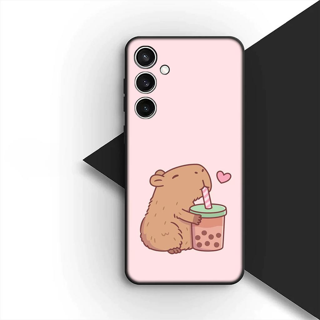 Anime Capybara Wallpaper Silicone Cover for Apple iPhone 17 12 13 Pro Max Mini ProMax 7 + 8 Plus Air 8+ Coque Phone Case