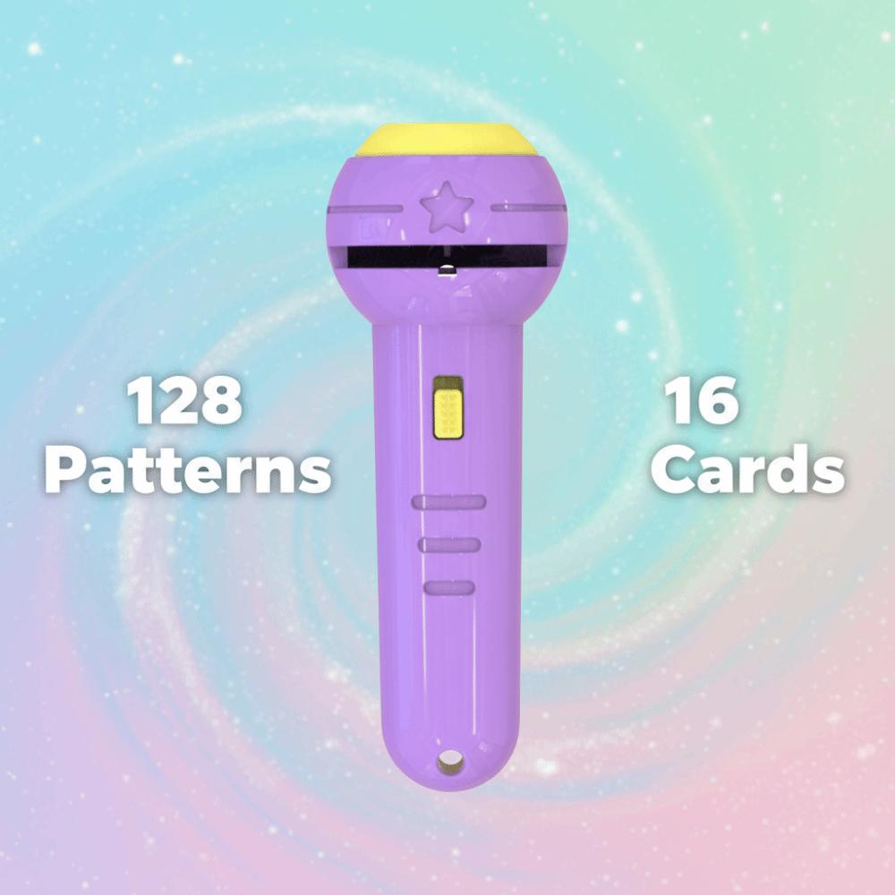 Early Education Children Projector Flashlight 128 Patterns Baby Projector Torch Bedtime Story