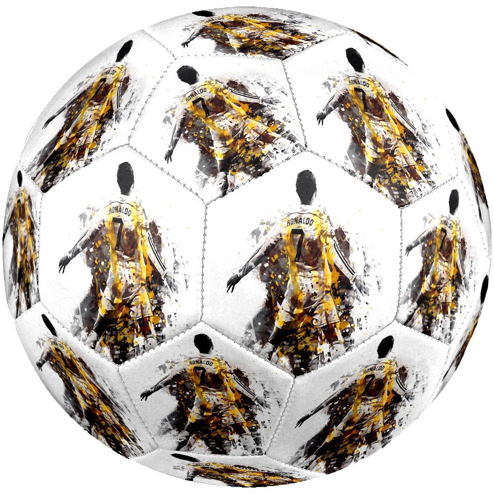 Cristiano Ronaldo Misura 5 Calcio Cucito a Macchina Universale Indoor/Outdoor Regalo Perfetto per gli Appassionati di Sport