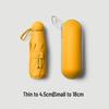 Cartoon Mini Sun & Rain Five-Fold Umbrella for Women - Portable, Sunscreen, and Dual-Use