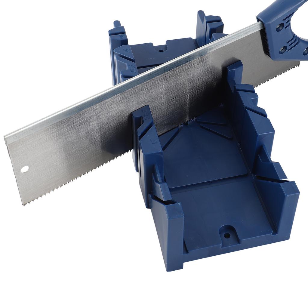 45 Degrees Miter Saw with Storage Box Rugged Stable Angle Cutting Hand Miter Saw Cabinet Set