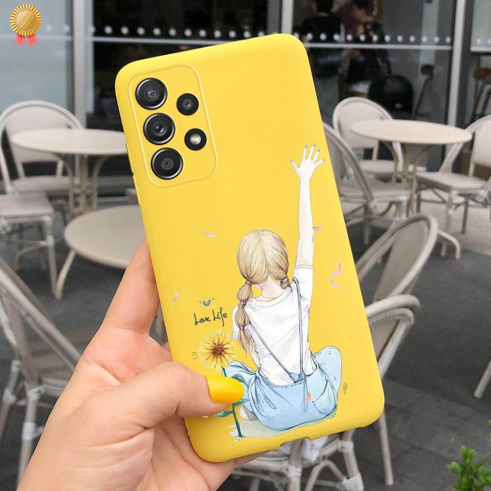 For Samsung Galaxy A23 5G Case Fashion Cute Clear Mate Men Women Soft TPU Silicone Phone Covers For Samsung Galaxy A23 4G Fundas