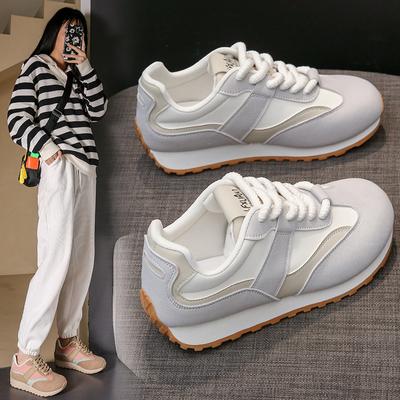 Damen 2026 Frühling Dicksohlige Plateau-Booster-Schuhe Bequem Atmungsaktiv Stilvoll Leichtgewichtige Freizeit-Board-Sportschuhe