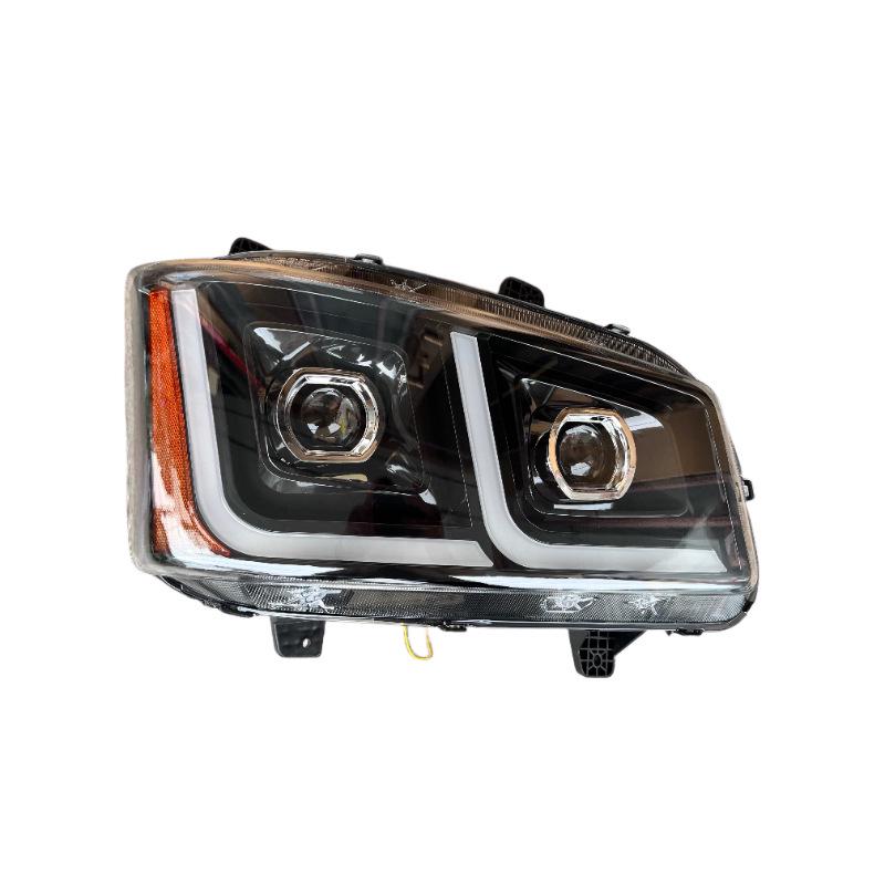 New Jiefang J6P LED Headlight Assembly: Super Bright Dual Lens for J6P500/550 Navigator Edition Single package