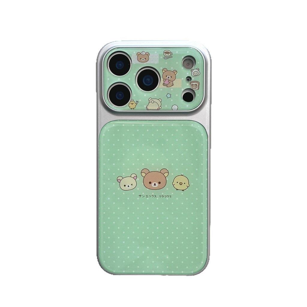 Rilakkuma Cartoon iPhone 15 Compatible Pro/Max Case with Drop Protection