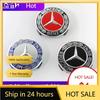 C200 E200 For Mercedes Benz 4PCS 75mm Car Wheel Center Cap Hub Covers Badge Accessories for Mercedes Benz AMG C E S GLE CLC Clas
