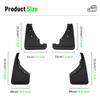 4PCS Car Mud Flaps Splash Guards Mudguards Car Mud Flaps Compatible with Ford Bronco Sport