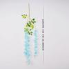 110cm Artificial Flower Vine Ivy Leaf Garland for Home Wall Plant Fake Wisteria Flower  Wedding Party Hotel Flower Arch Decor