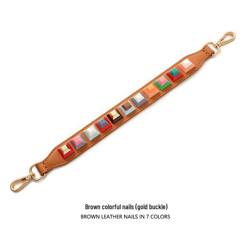 MHS-B-16 Acrylic Square Nail Backpack with Short Shoulder Strap