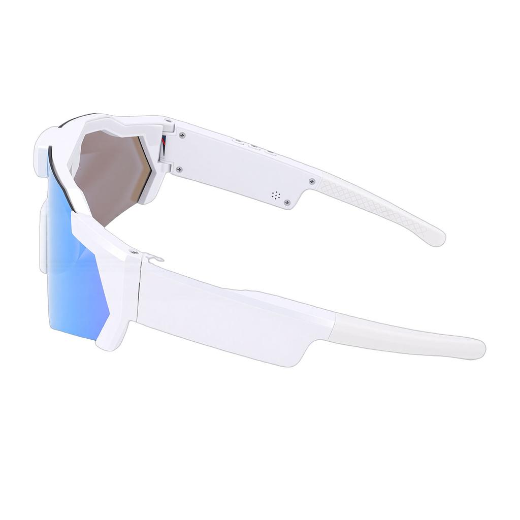 1080P HD Camera Glasses Video Recording Glasses WiFi Polarized Smart Sunglasses for Outdoor Sports Cycling Blue Lenses