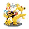 Series Electric Type Electric Power 160mm PVC Painted Finished Figure G.E.M.EX Pokémon Approx.