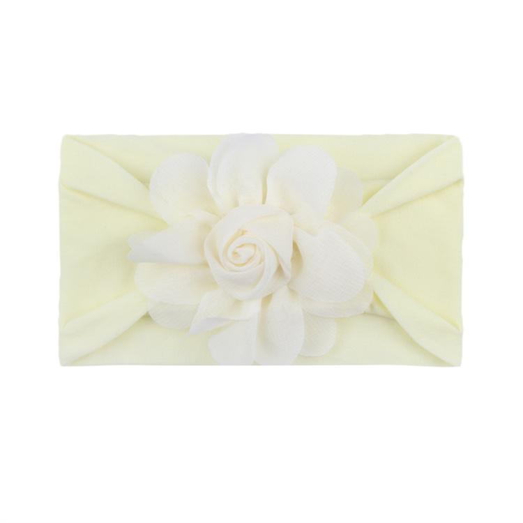 New Children's Hair Band Rose Bract Nylon Soft Elastic Combination Baby Hair Band Baby Hair Accessories Wholesale