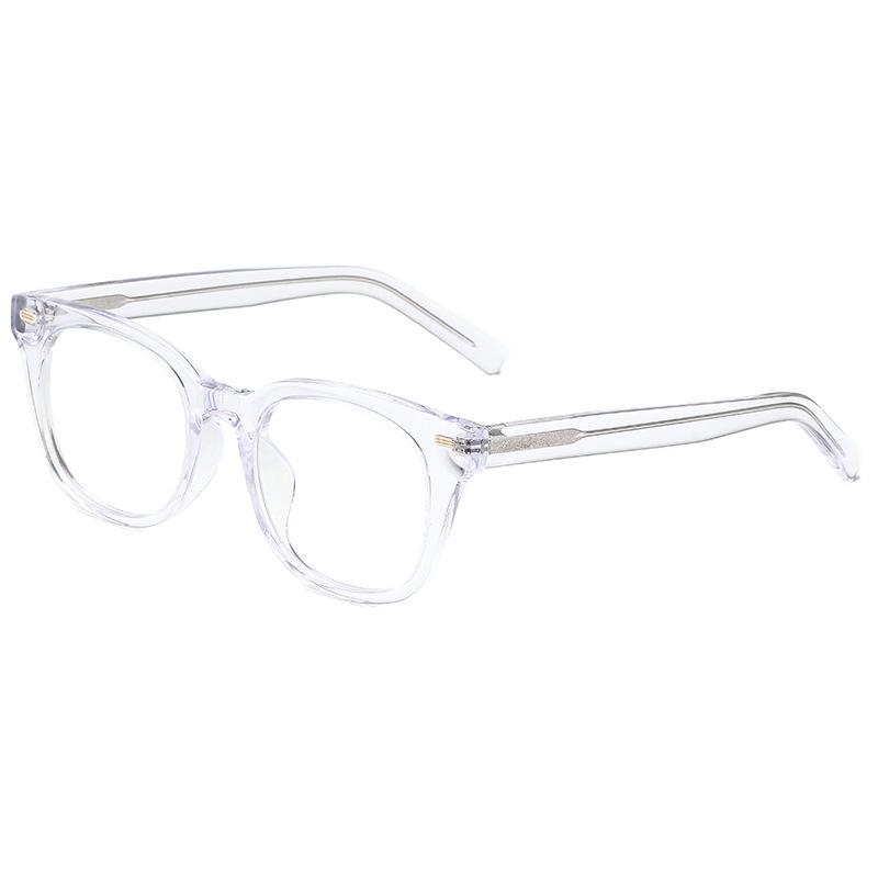 High-End Anti-Blue Light Thick Frame Glasses, Myopia-Compatible, Ultralight Browline Design.