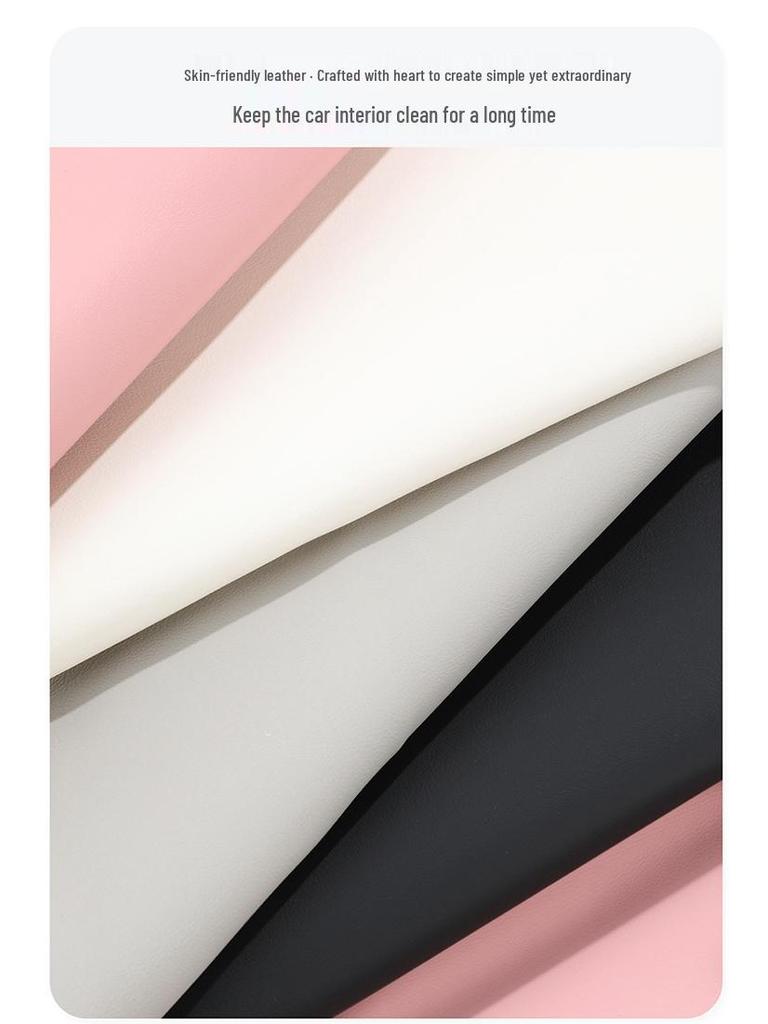 Napa Leather Car Seat Cushion - All-Season Cover for Mercedes-Benz, BMW, Tesla, Volkswagen