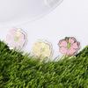 Magnetisk golfballmarkør med hatteklips Rustfri, korrosjonsbestandig metall, blomsterformet golfballmarkørtilbehør
