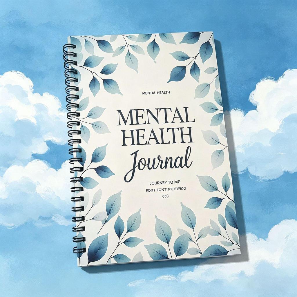 A5 Spiral Mental Health Journal Notebook