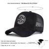 Men Letter Geometric Patterns Embroidered Patchwork Baseball Cap Outdoor Adjustable Sunscreen Leisure Hat Spring Autumn Travel Tourism Beach Vacation